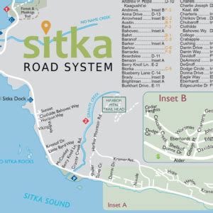 sitka gis|sitka walking tour map.